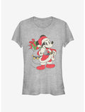 Disney Mickey Mouse Christmas Santa Classic Girls T-Shirt