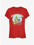 Disney Minnie Mouse Holiday Seasons Greetings From Daughter Classic Girls T-Shirt