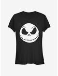 The Nightmare Before Christmas Big Face Jack Girls T-Shirt