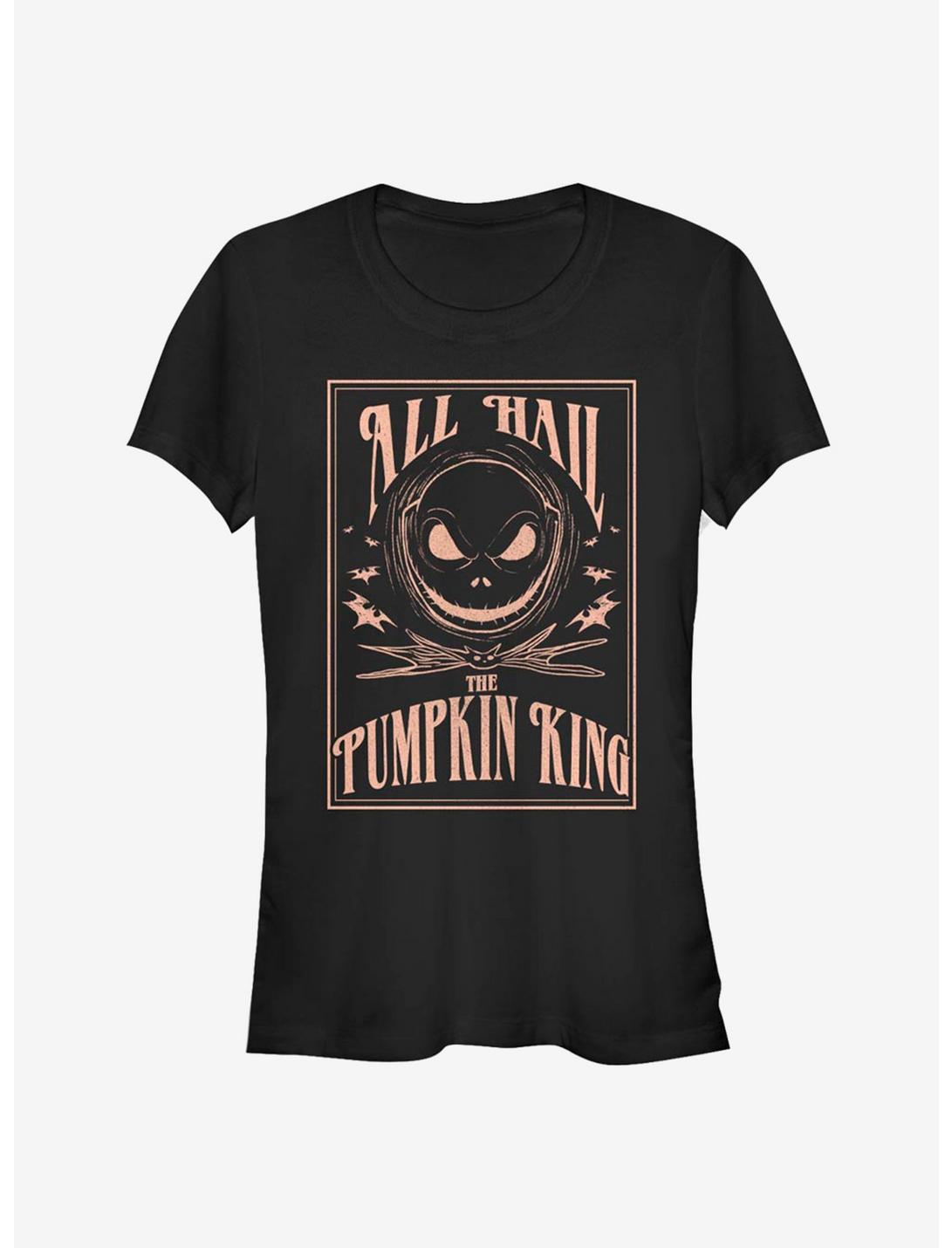 The Nightmare Before Christmas Hail The Pumpkin King Girls T-Shirt