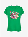 Disney Mickey Mouse Six Holiday Pose Classic Girls T-Shirt