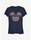 Disney Mickey Mouse Head Holiday Sweater Outline Classic Girls T-Shirt