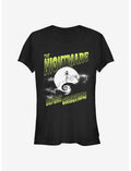 Disney The Nightmare Before Christmas Spooky Nightmare Jack Girls T-Shirt