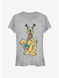 Disney Pluto Happy Holiday Scarf Classic Girls T-Shirt