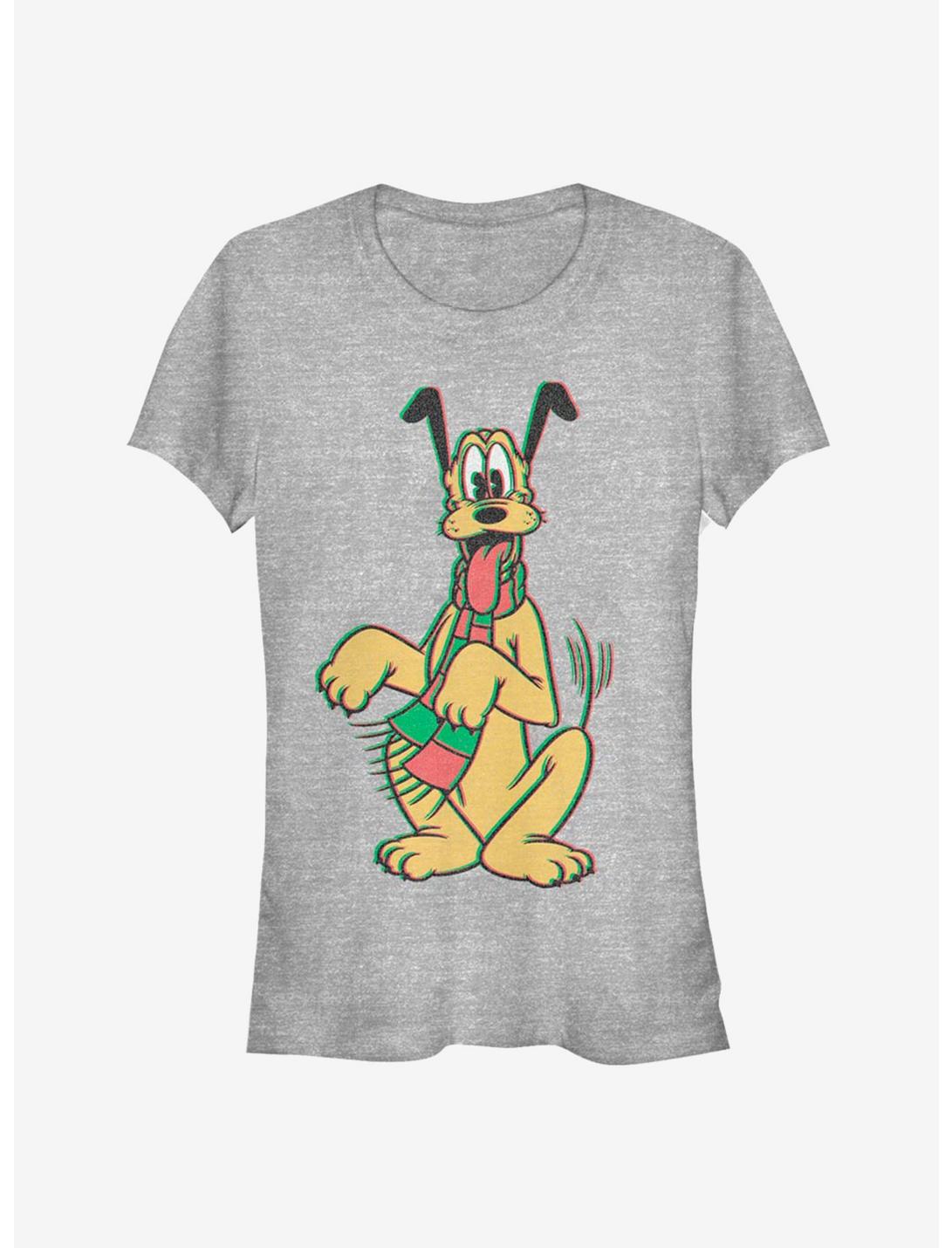 Disney Pluto Happy Holiday Scarf Classic Girls T-Shirt