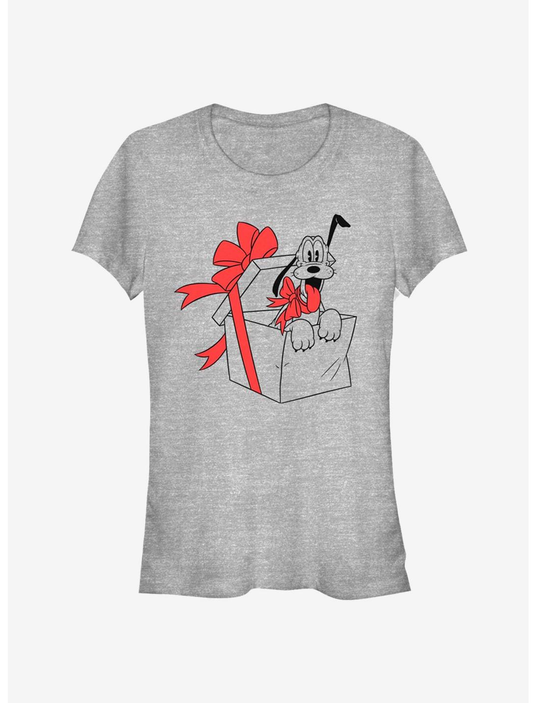 Disney Pluto Present Classic Girls T-Shirt