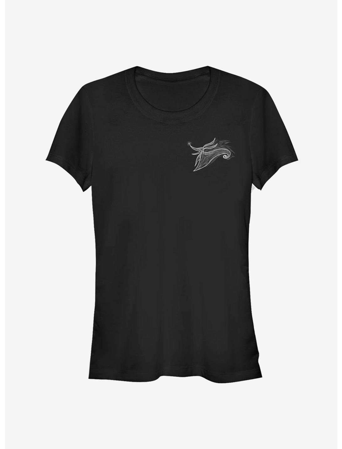 Disney The Nightmare Before Christmas Zero Pocket Scribble Classic Girls T-Shirt
