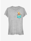 Disney Winnie The Pooh Pooh Faux Pocket Classic Girls T-Shirt