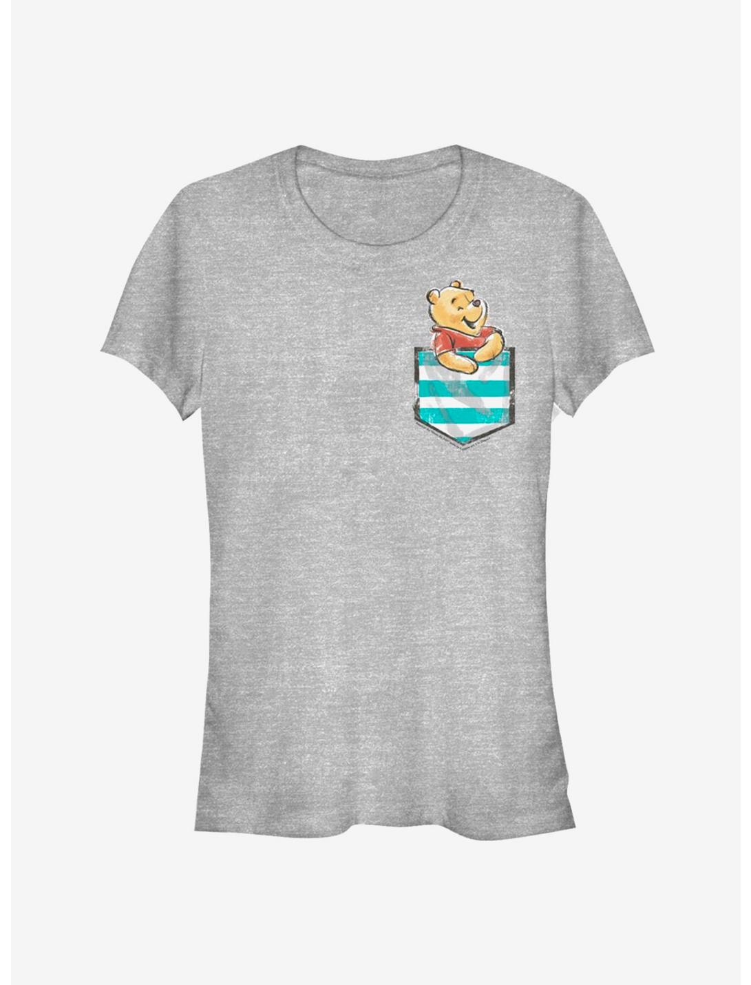 Disney Winnie The Pooh Pooh Faux Pocket Classic Girls T-Shirt