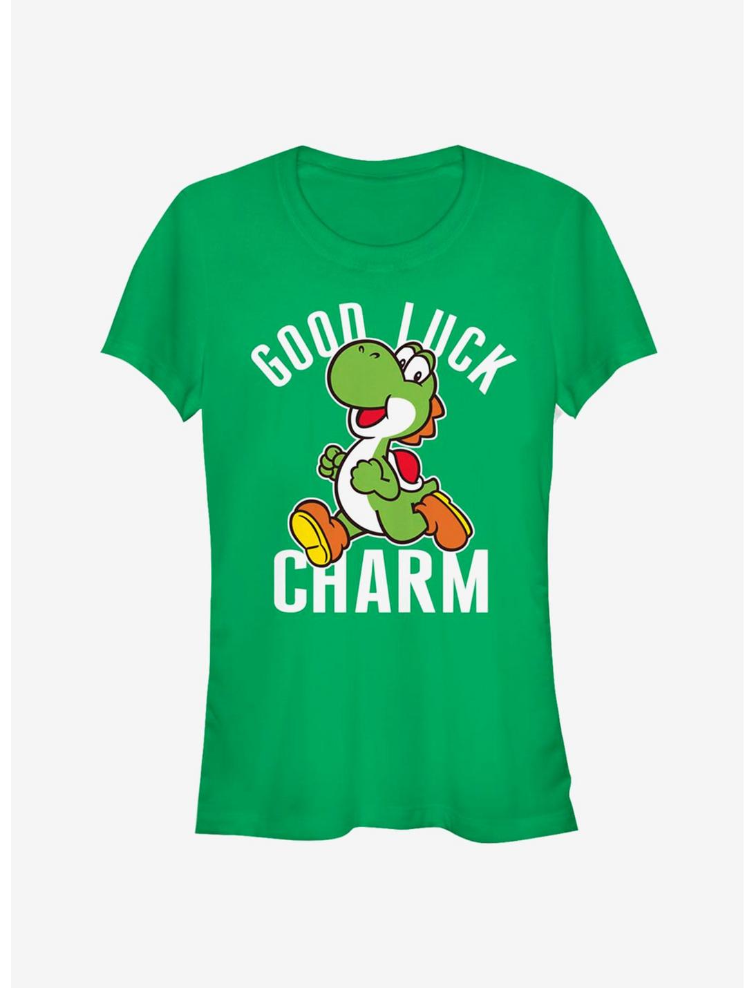 Nintendo Mario Yoshi Good Luck Girls T-Shirt