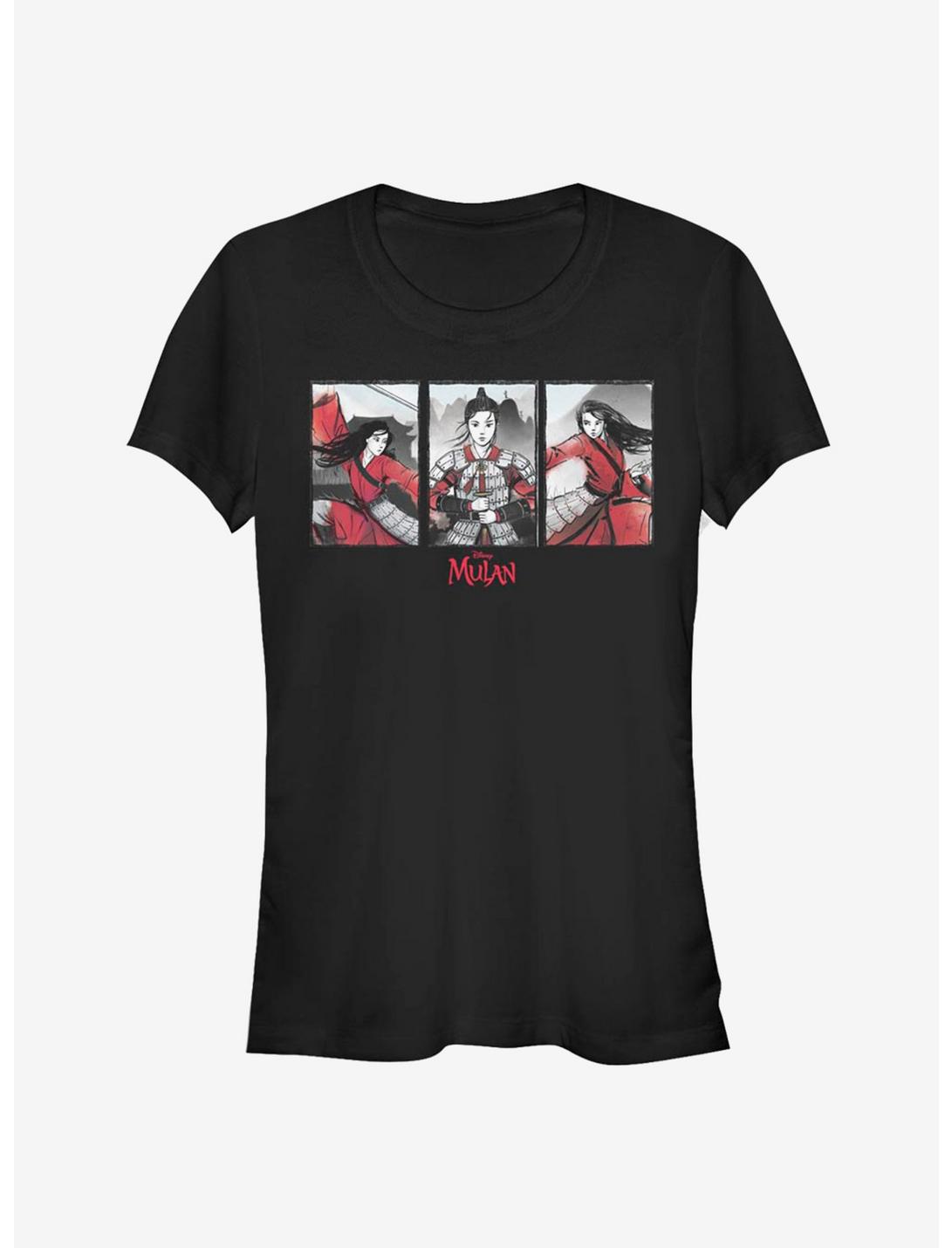 Disney Mulan Live Action Floral Boxed Girls T-Shirt
