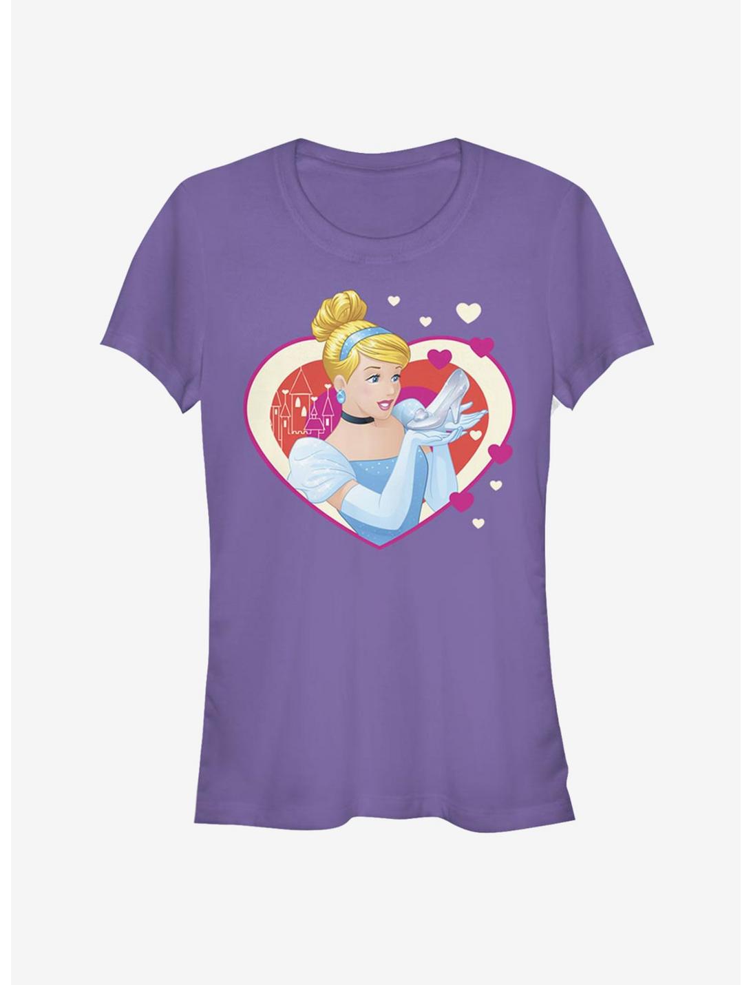 Disney Cinderella Classic Cinderella Hearts Girls T-Shirt