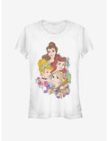 Disney Princess Classic Portrait Vignette Girls T-Shirt