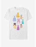 Disney Princess Classic Textbook Dresses T-Shirt