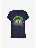 Disney Maleficent Maleficent Castle Flame Outline Girls T-Shirt