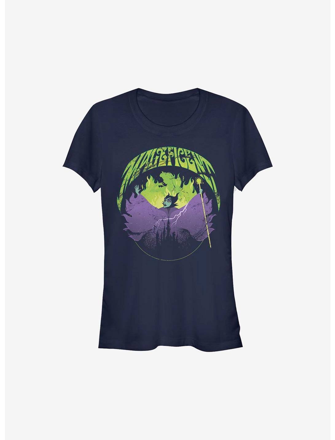 Disney Maleficent Maleficent Castle Flame Outline Girls T-Shirt