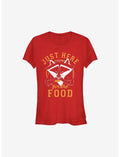 Disney Pocahontas Meeko Here For Food Girls T-Shirt