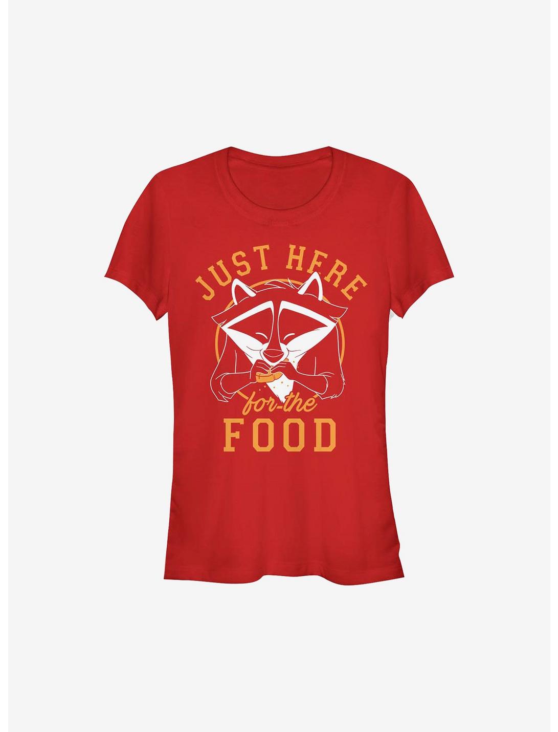 Disney Pocahontas Meeko Here For Food Girls T-Shirt