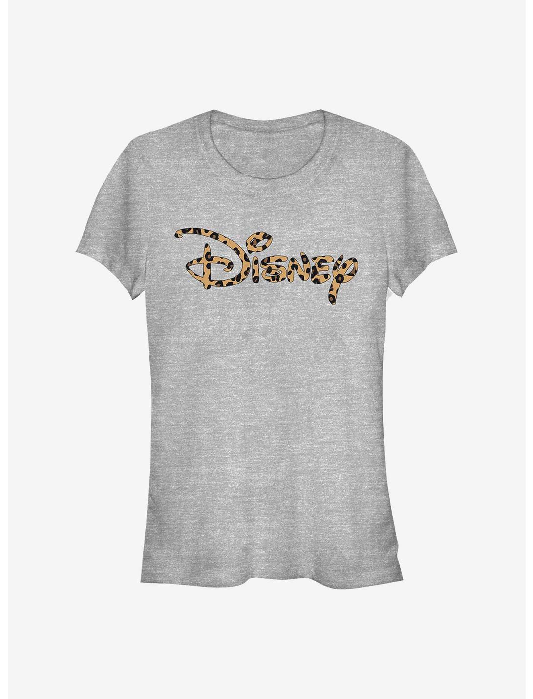 Disney Princess Disney Logo Leopard Fill Girls T-Shirt