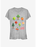 Nintendo Animal Crossing Fruits And Trees Girls T-Shirt