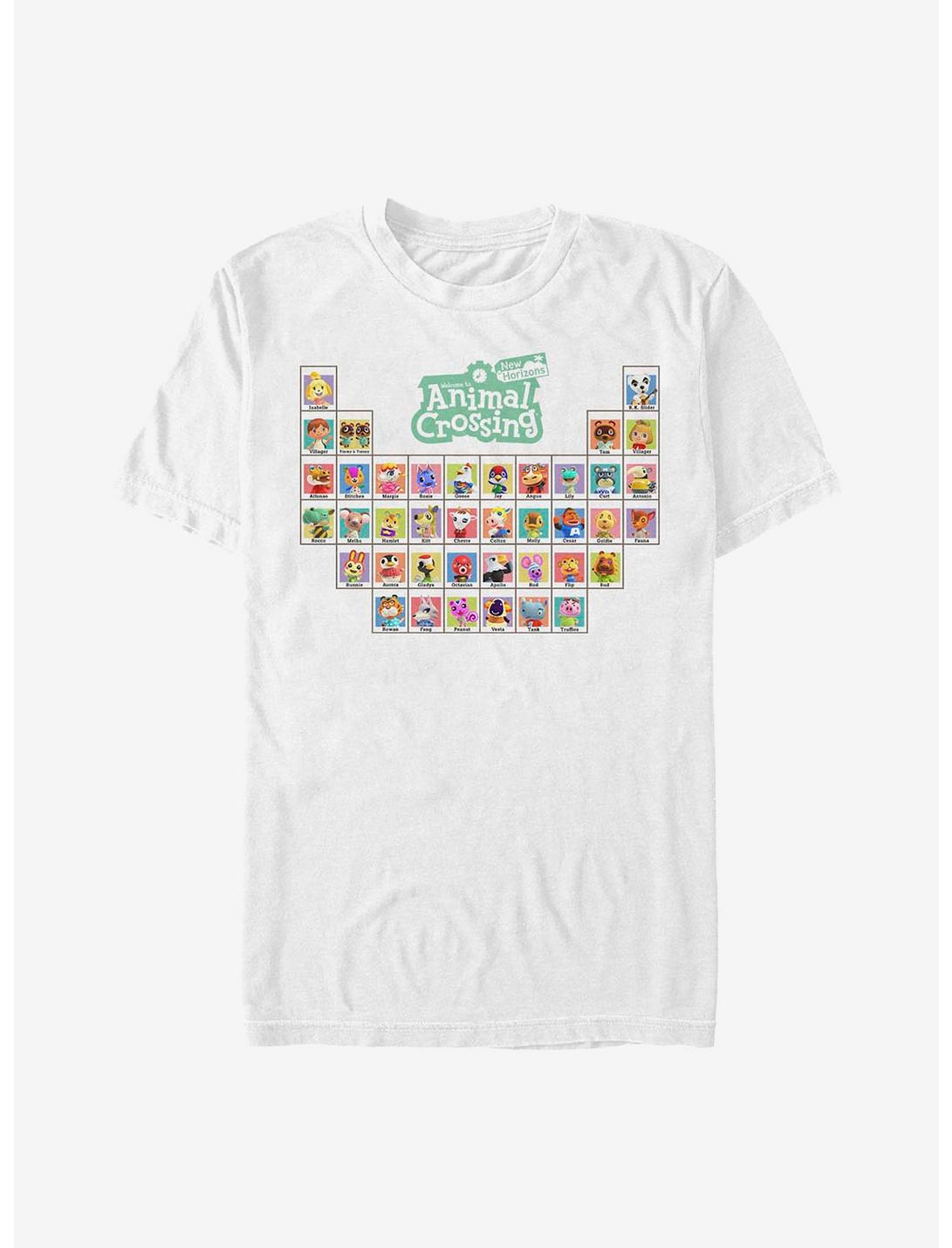 Animal Crossing: New Horizons Table Of Villagers T-Shirt