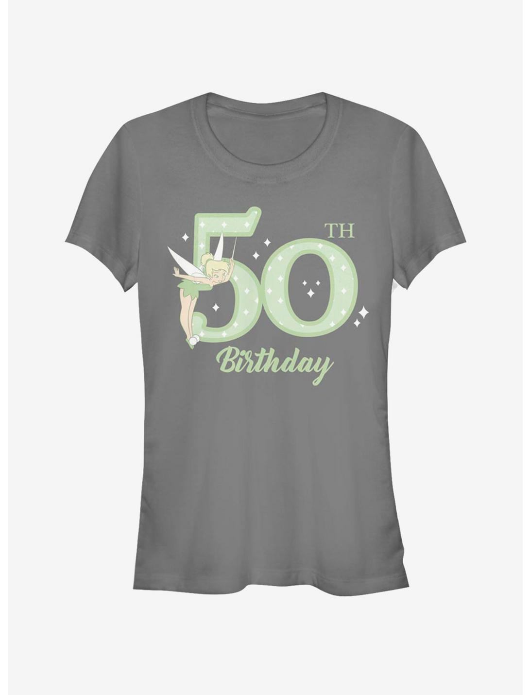 Disney Peter Pan Tinker Bell 50Th Birthday Girls T-Shirt