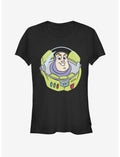 Disney Pixar Toy Story Buzz Big Face Girls T-Shirt