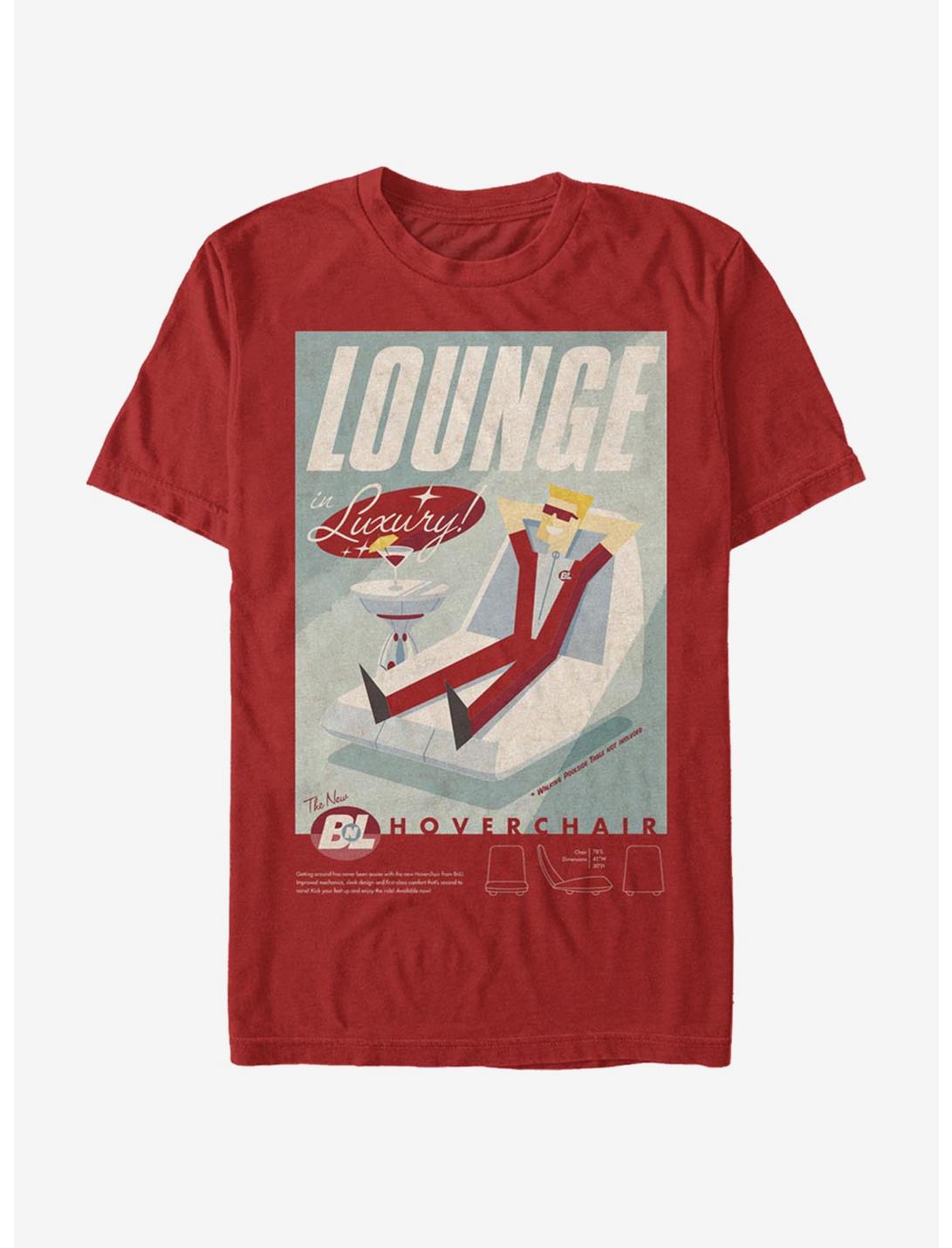Disney Pixar Wall-E Lounge Hoverchair Poster T-Shirt