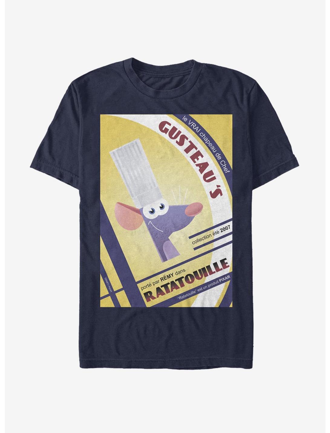 Disney Pixar Ratatouille Gusteaus Et Remy Poster T-Shirt