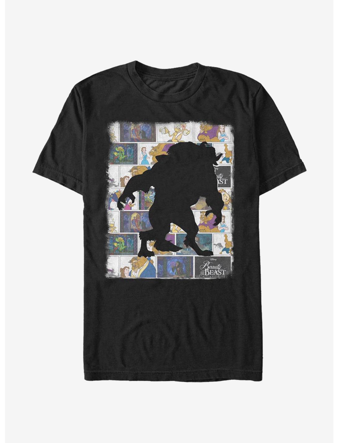 Disney Beauty and The Beast Colorful Beast In A Box T-Shirt