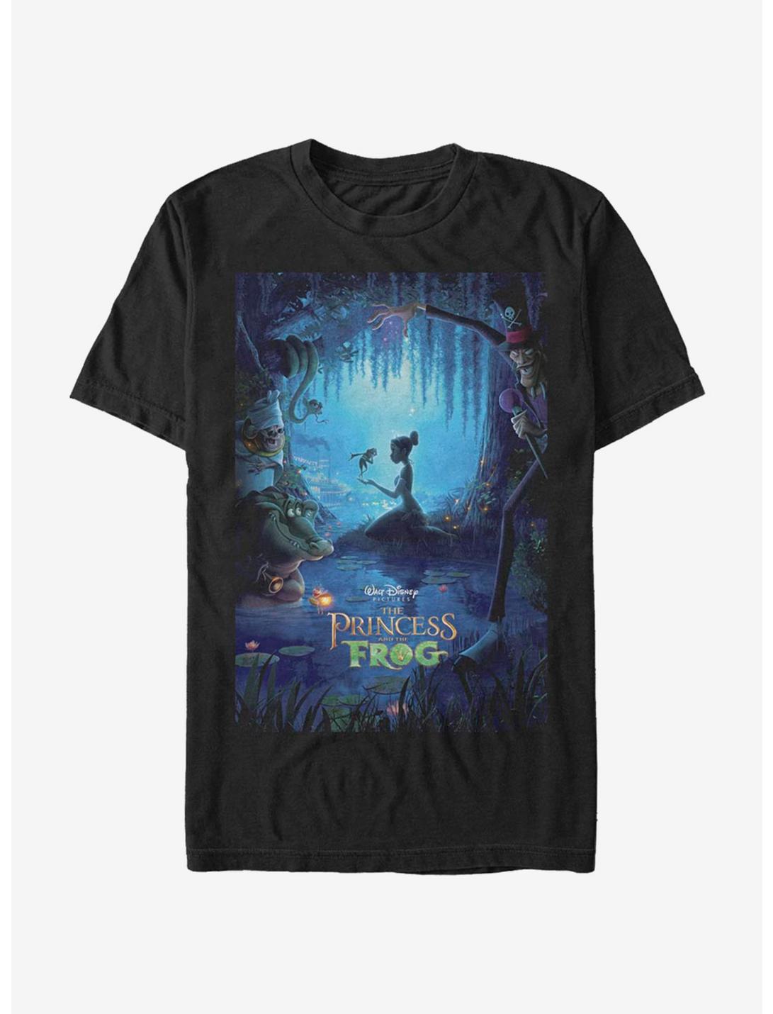 Disney The Princess and The Frog Frog Classic Poster T-Shirt