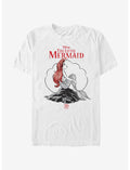 Disney Little Mermaid Sketch Mermaid Anniversary T-Shirt