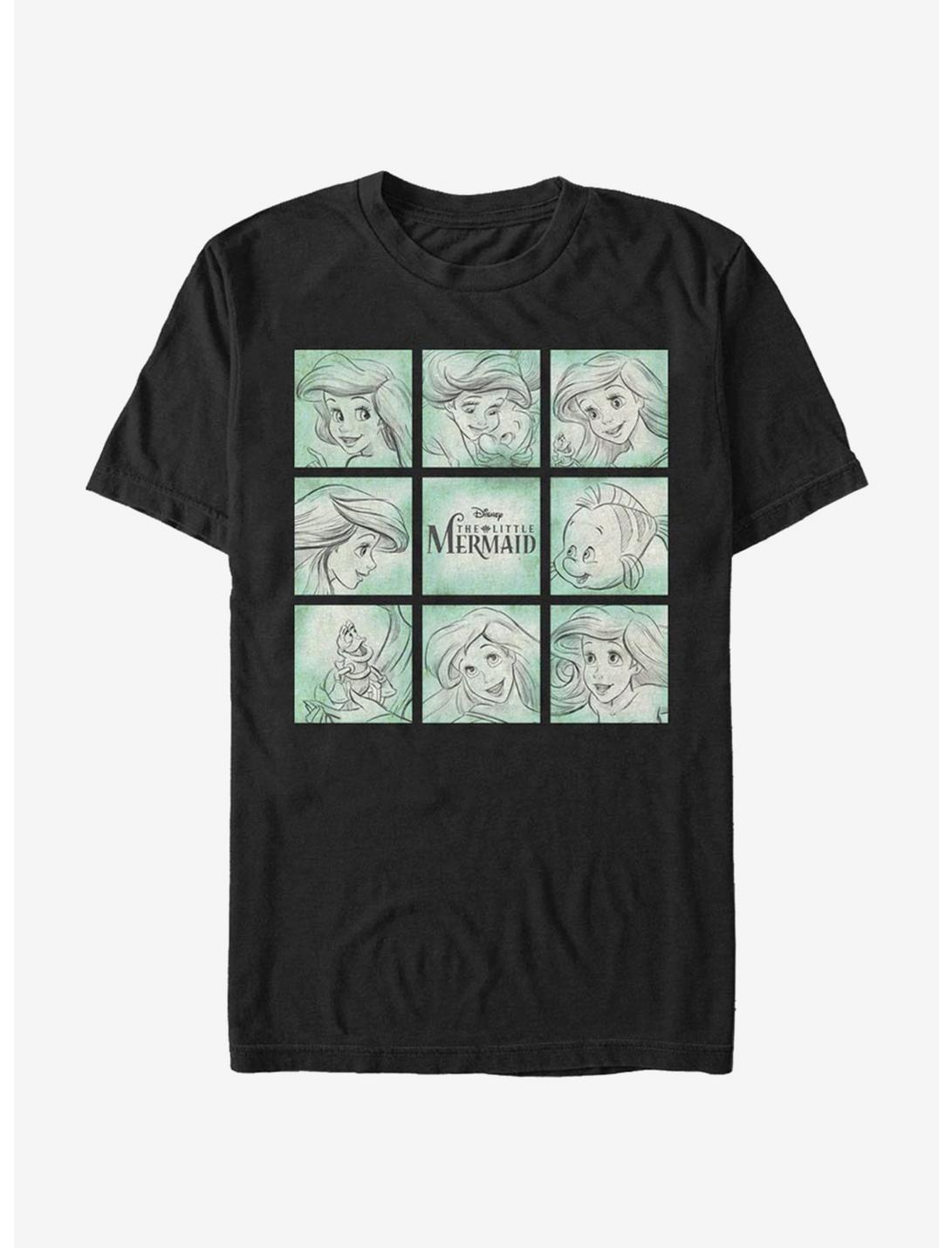 Disney Little Mermaid Mermaid Sketches T-Shirt