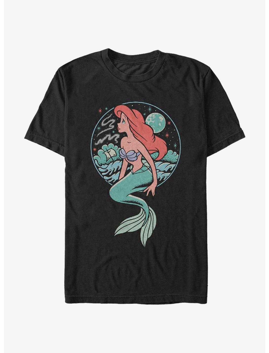 Disney Little Mermaid Moonrise Shipwreck T-Shirt