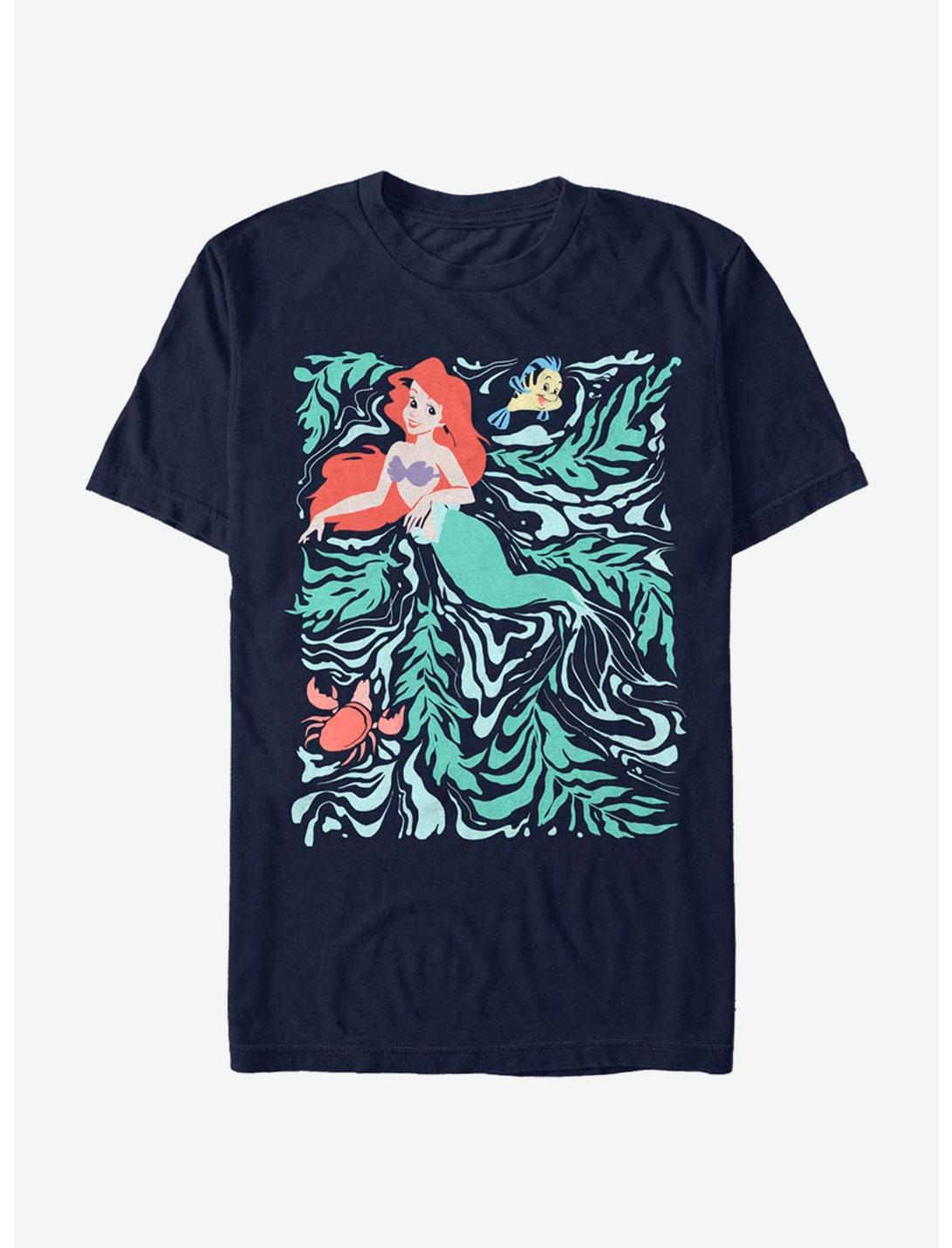 Disney The Little Mermaid Swirly Mermaid T-Shirt