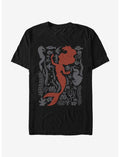 Disney Little Mermaid Tapestry T-Shirt