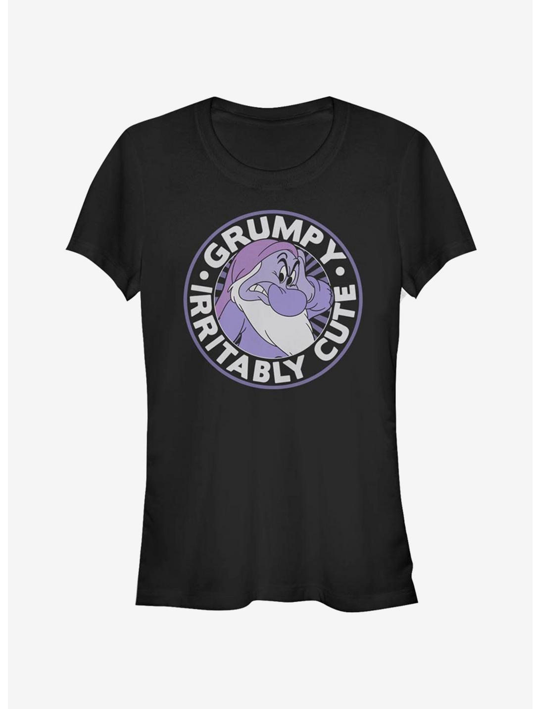 Disney Snow White About Grumpy Round Girls T-Shirt