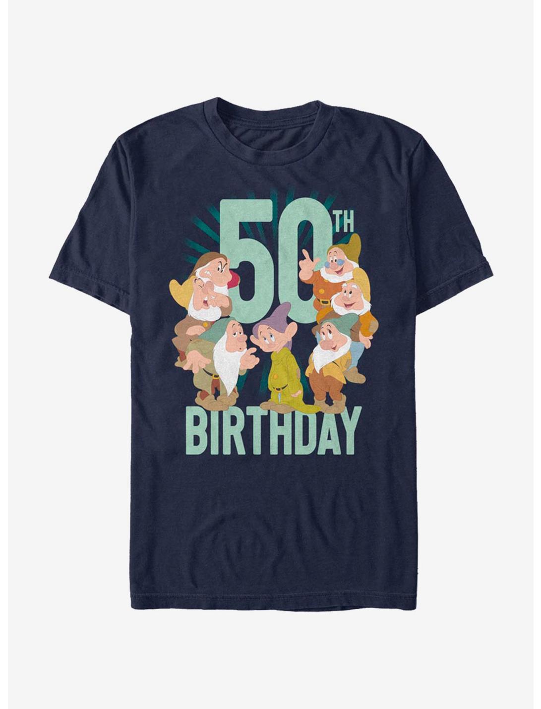 Disney Snow White Dwarves Fifty B-Day T-Shirt
