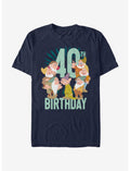 Disney Snow White Dwarves Forty B-Day T-Shirt