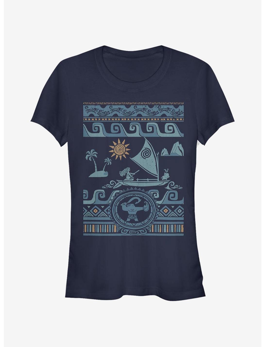 Disney Moana Moana Sweater Collage Girls T-Shirt