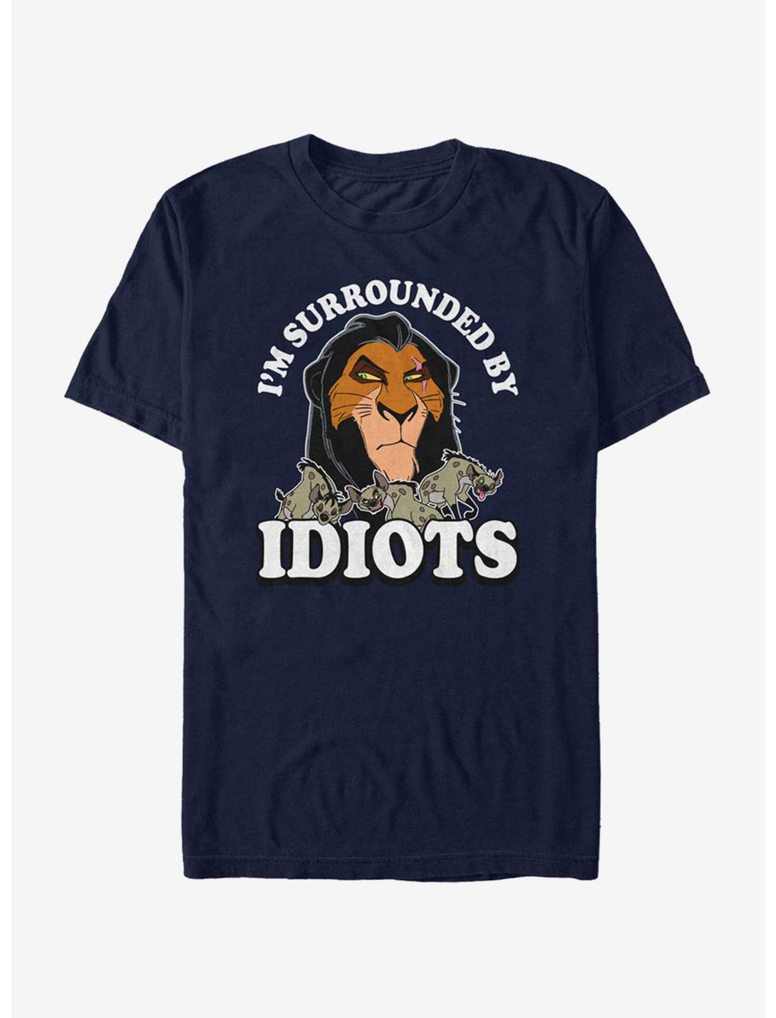 Disney Lion King Scar Surrounded By Hyenas T-Shirt