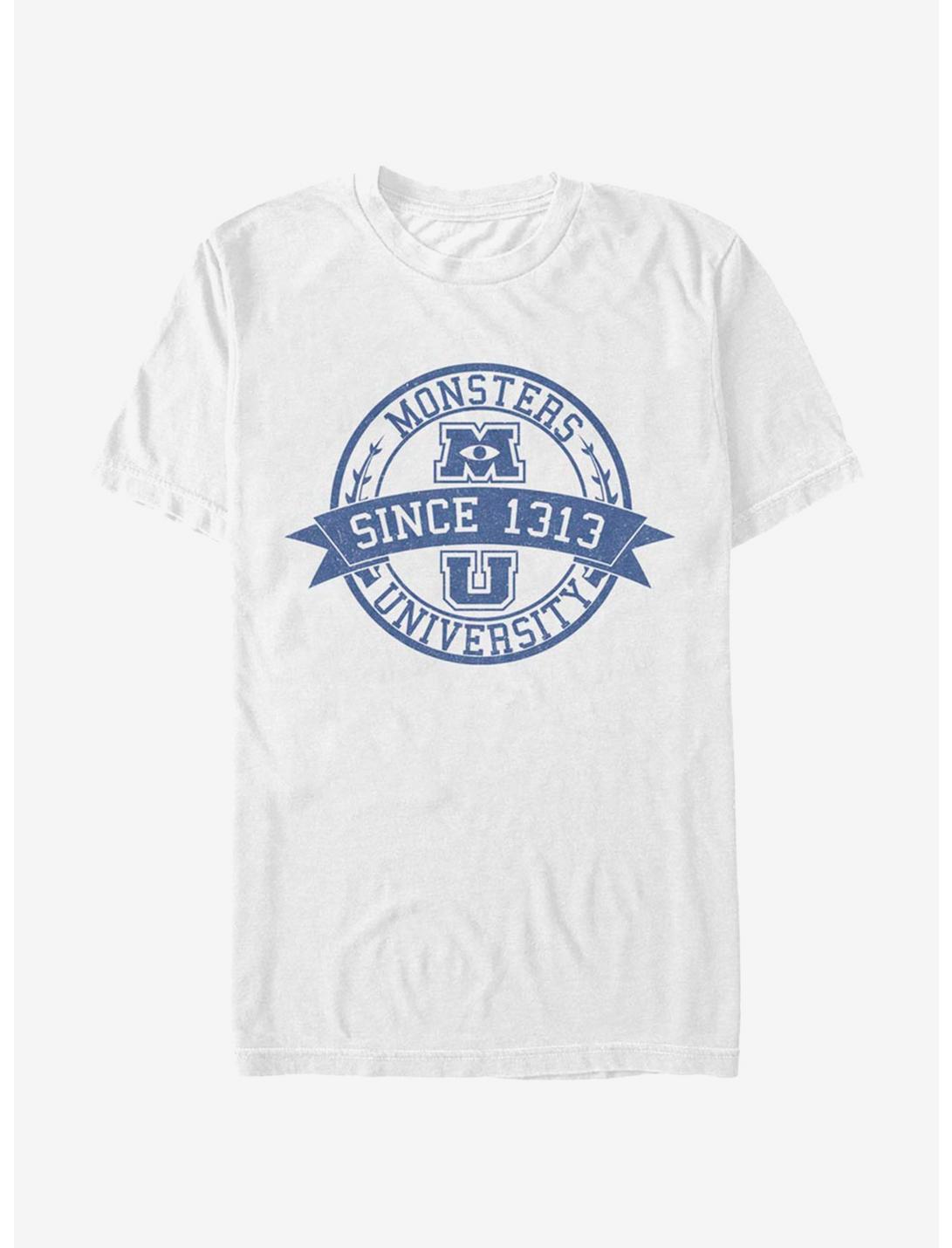 Disney Pixar Monsters University Mu Vintage Logo T-Shirt
