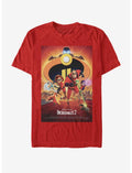 Disney Pixar The Incredibles Incredible 2 Character Poster T-Shirt