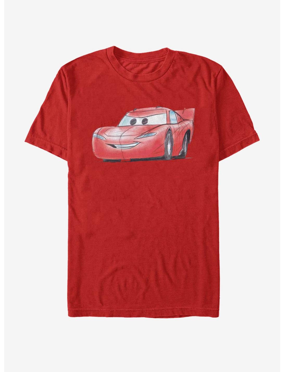Disney Pixar Cars Mcqueen Sketch T-Shirt