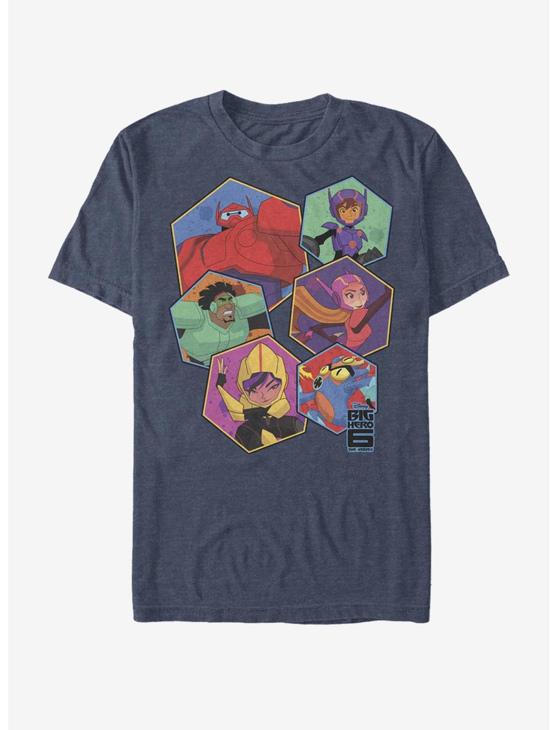 Disney Pixar Big Hero 6 Big Six Hex T-Shirt