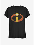 Disney Pixar The Incredibles Distressed Logo Girls T-Shirt