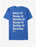 Disney Pixar Finding Dory Roll Call T-Shirt