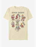 Disney Snow White Dwarf Grid T-Shirt