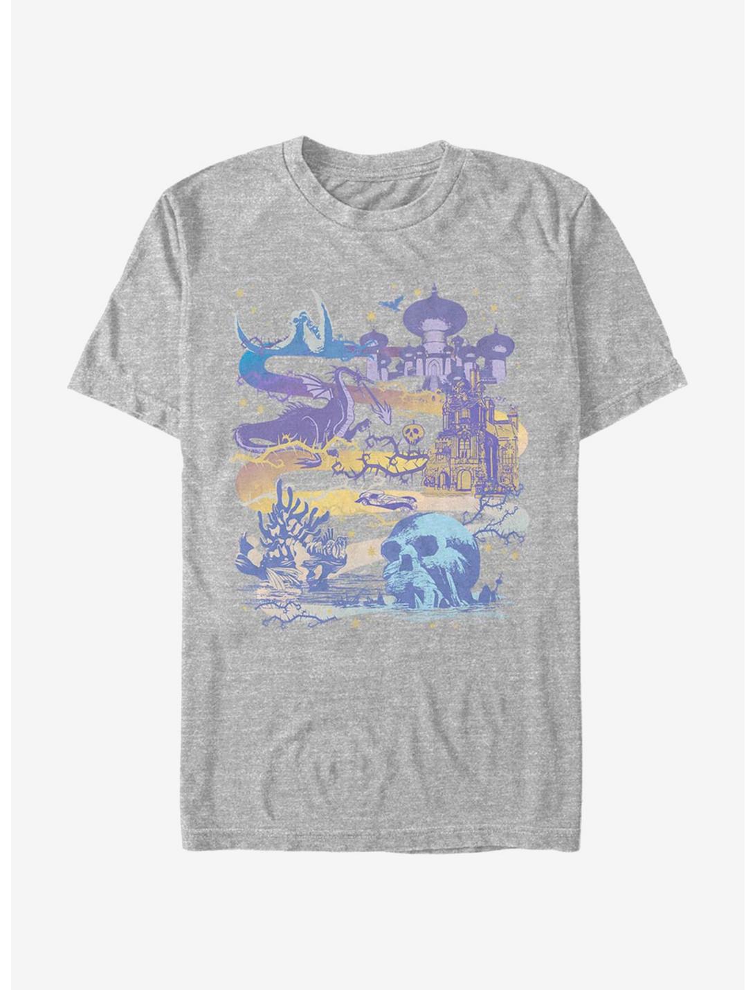 Disney Villains Villains Map T-Shirt