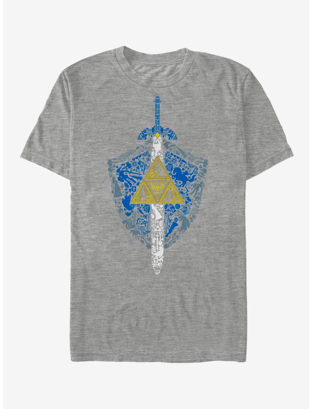 The Legend of Zelda Iconic Shield and Sword T-Shirt